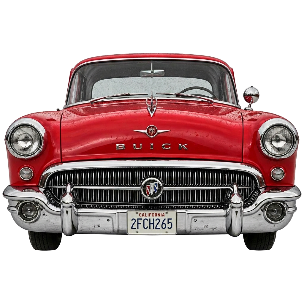 Buick clássico vermelho